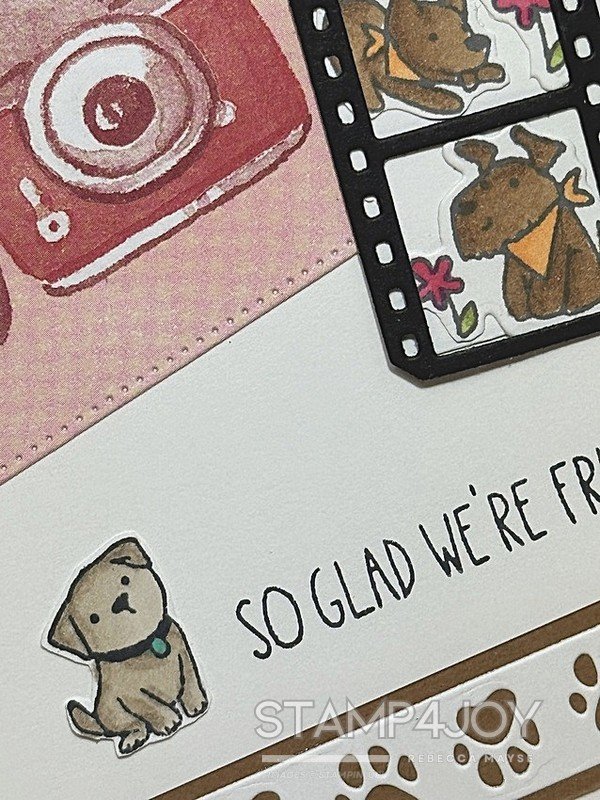 Handmade Friendship Card Ideas With Sweet Details close up - Stamp4Joy.com