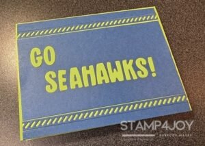 Seahawks Handmade Card - Stamp4Joy.com