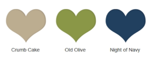 Color Combo: Crumb Cake, Old Olive, Night of Navy - Stamp4Joy.com