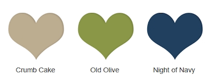Color Combo: Crumb Cake, Old Olive, Night of Navy - Stamp4Joy.com