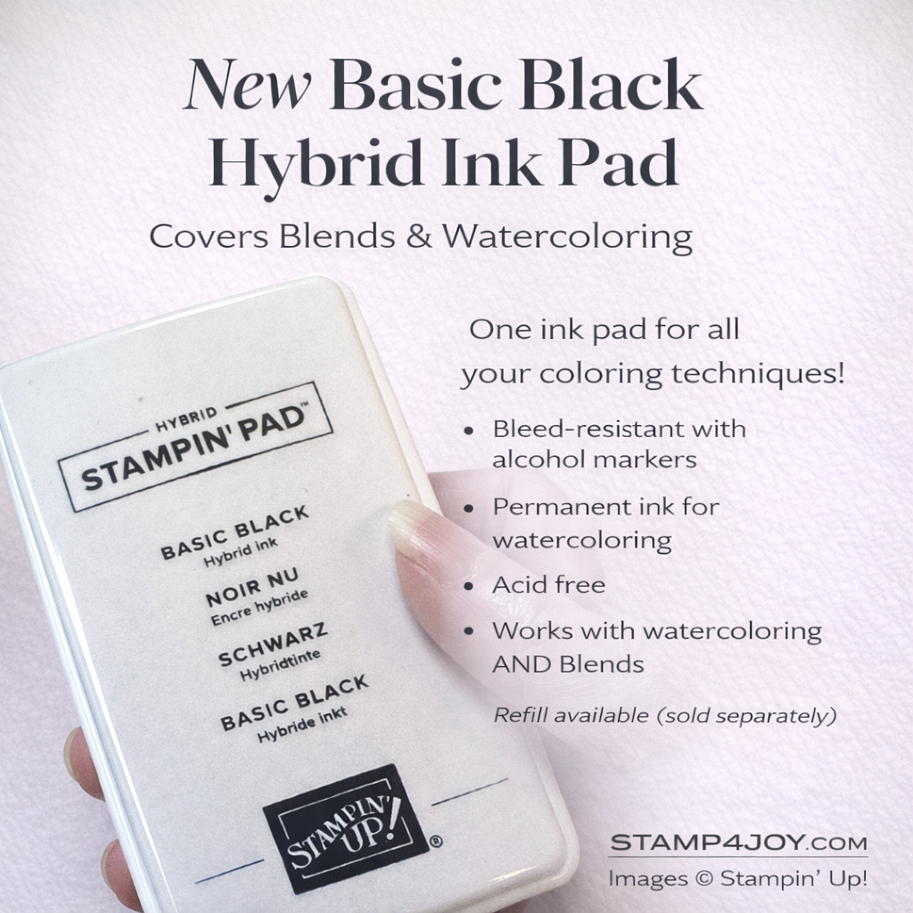 Basic Black Hybrid Stampin’ Pad - Stamp4Joy.com