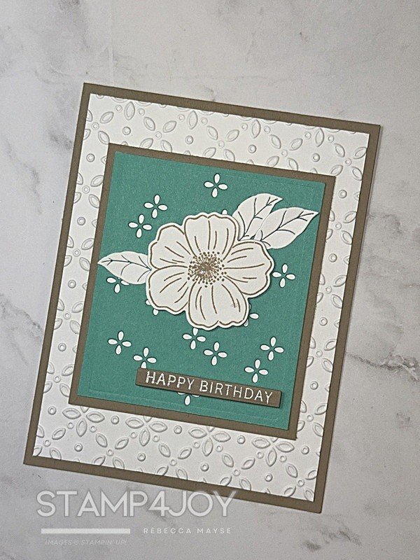 Summer Splash birthday card - Stamp4Joy.com