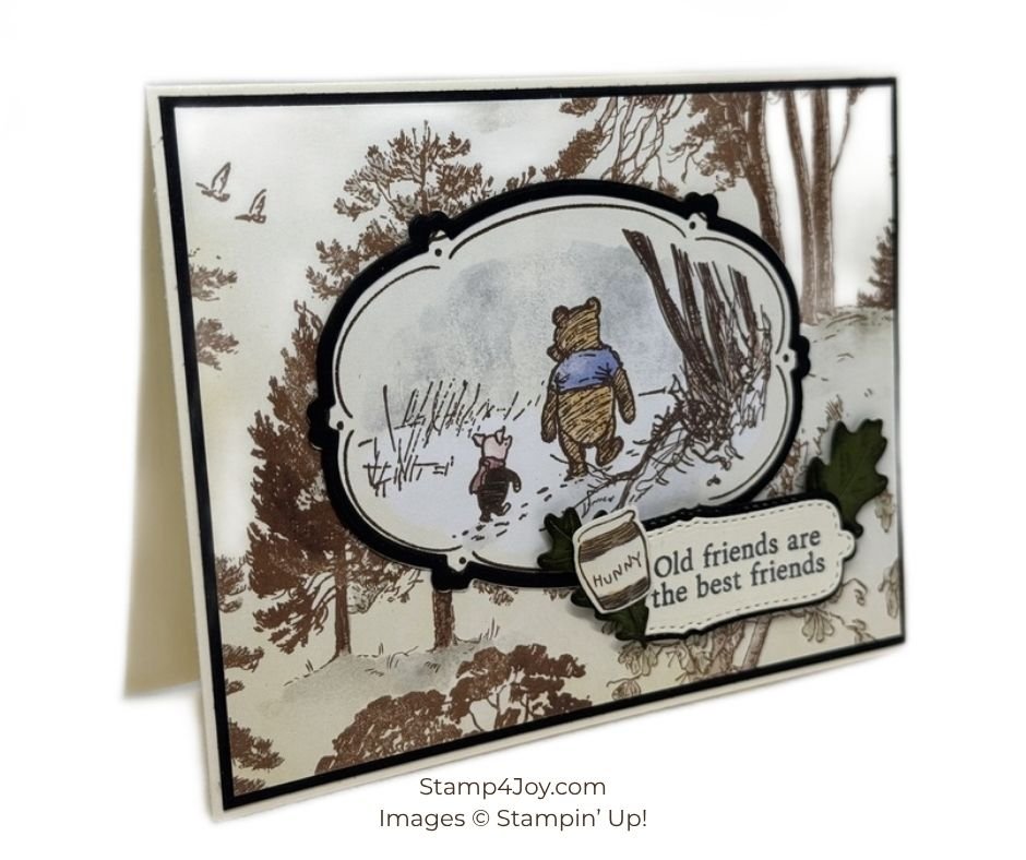 Winnie the Pooh Friendship Card - Stamp4Joy.com