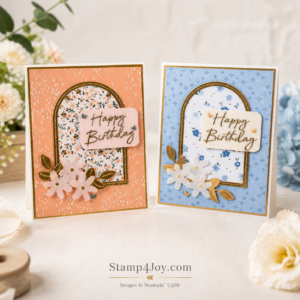 Bloom Boutique Designer Paper Birthday Cards - Stamp4Joy.com