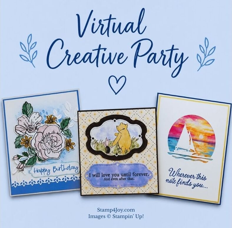 Virtual Creative Party small - Stamp4Joy.com