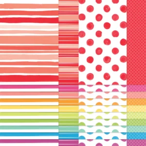 Brights Painted Patterns - Stamp4Joy.com