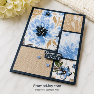 Delicate Dreams Scrap Card Layout close-up - Stamp4Joy.com
