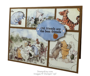 Silly Old Bear Old Friends Card - Stamp4Joy.com