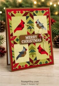 Cardinal Christmas Card - Stamp4Joy.com