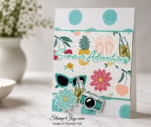 Summer Handmade Card - Stamp4Joy.com