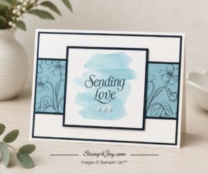 Sending Love Card - Stamp4Joy.com