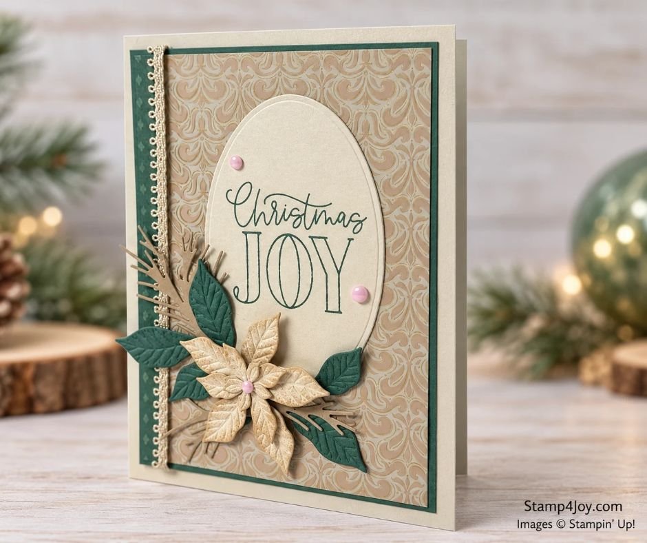 Elegant Christmas Card - Stamp4Joy.com